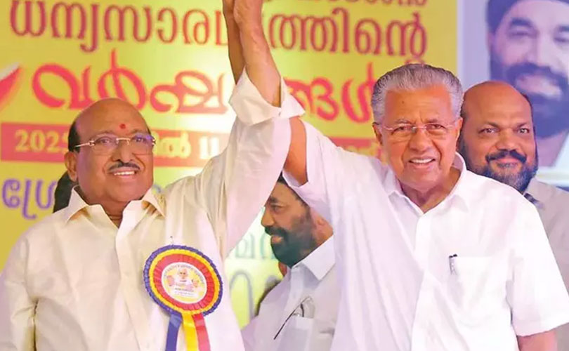വെള്ളാപ്പള്ളി നടേശന്‍ വർഗീയത പറഞ്ഞപ്പോൾ പ്രതികരിക്കാതിരുന്നത് തിരിച്ചടിയായി ; പിണറായി സർക്കാരിന്റെ നിലപാടിൽ ഡിവൈഎഫ്ഐയിൽ രൂക്ഷ വിമർശനം